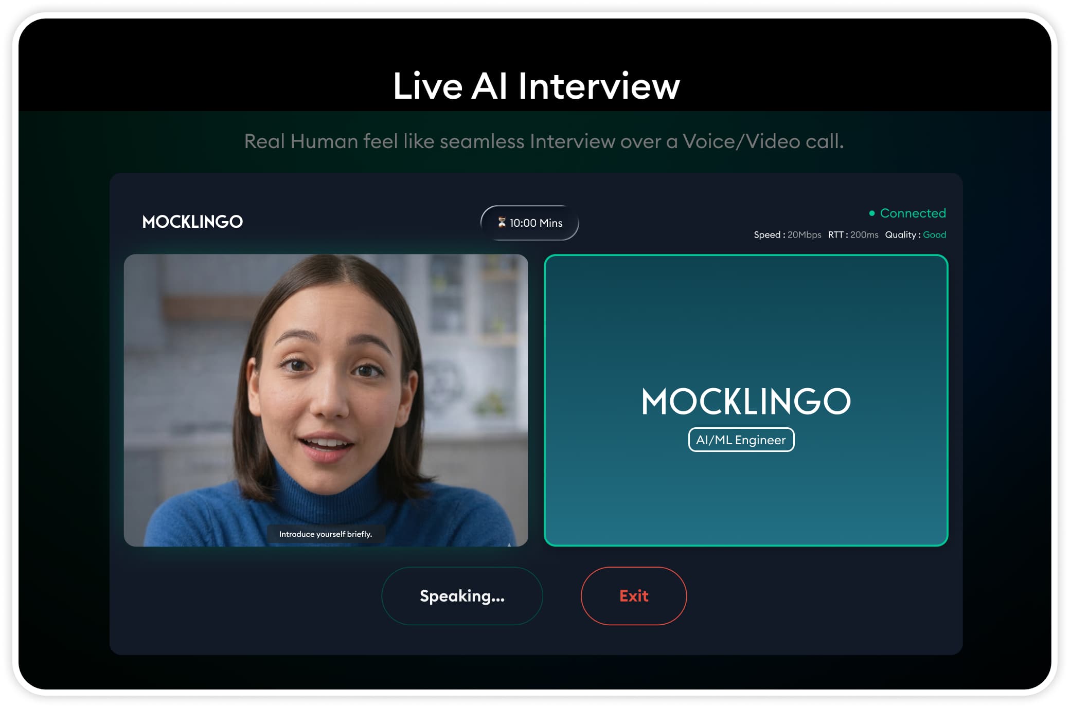 Real-Time AI Interview Experience